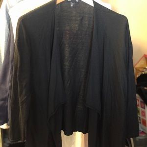 Black cardigan